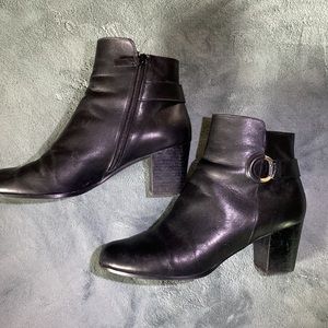 Cole Haan Black Booties, Size 9.5B